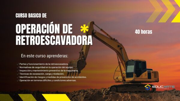 OPERACIÓN DE RETROESCAVADORA